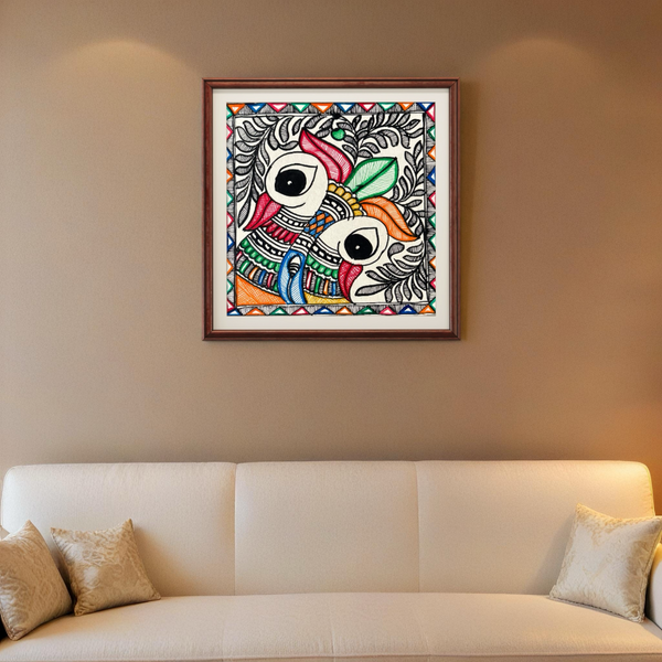 Mor Zora Madhubani Painting