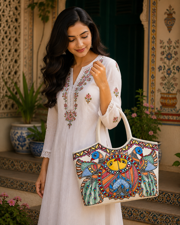 Madhubani Tote Bag
