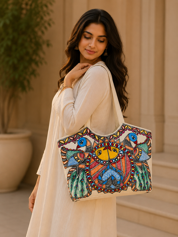 Madhubani Tote Bag