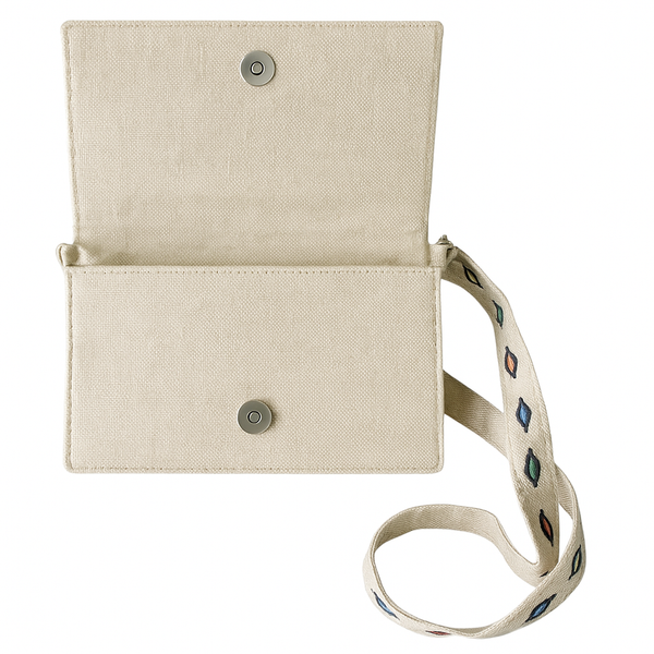 Madhubani Painted Handmade Cross-body Sling bag | Fish Design