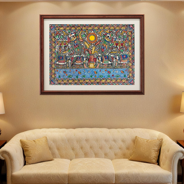 Hathi Van Sangrah Madhubani Painting