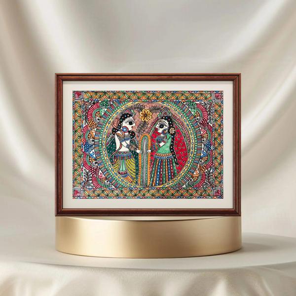 Ram Sita Vivaah Madhubani Painting