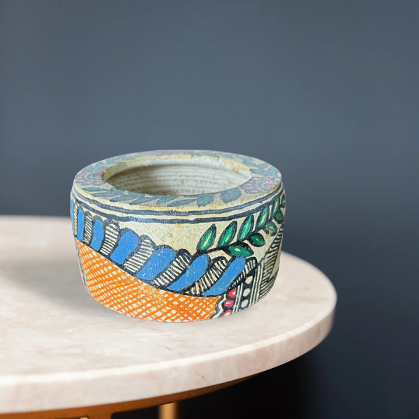 Madhubani hand-painted Ash Tray