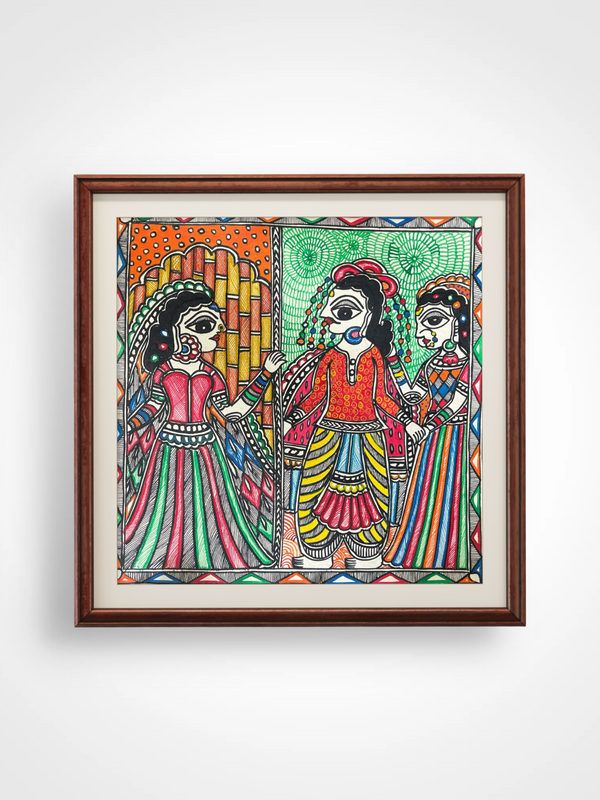 Mithila Vivaah Madhubani Painting