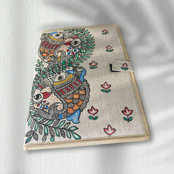 Madhubani Painted Handmade File Folder