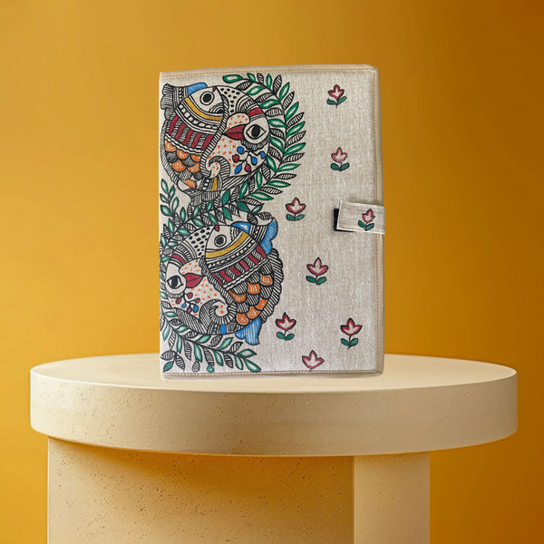 Madhubani Painted Handmade File Folder