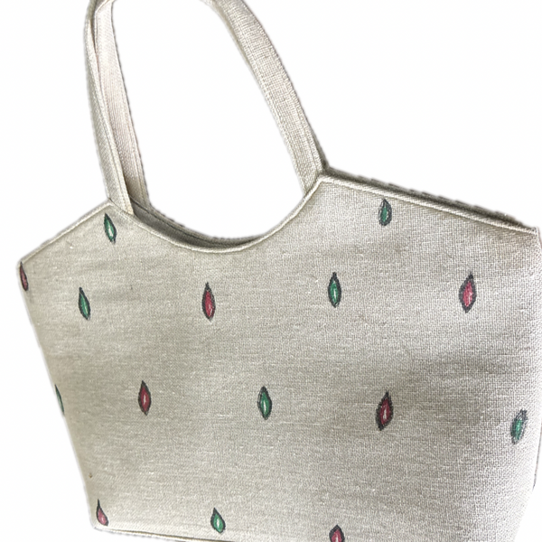 Madhubani Painted Handmade Tote Bag