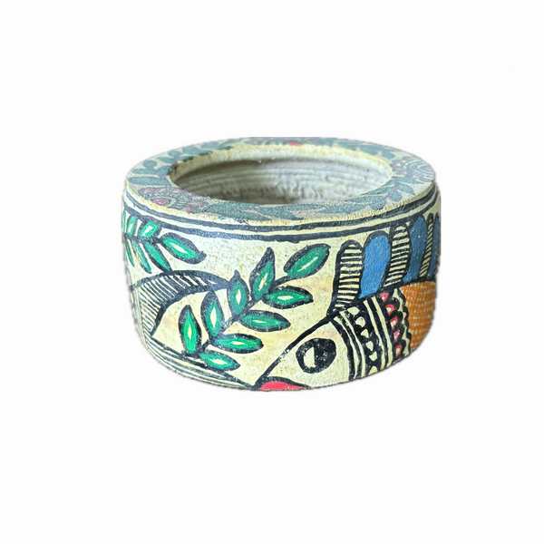Madhubani hand-painted Ash Tray