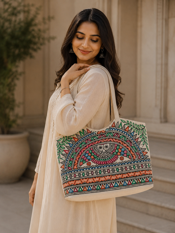 Madhubani Tote Bag