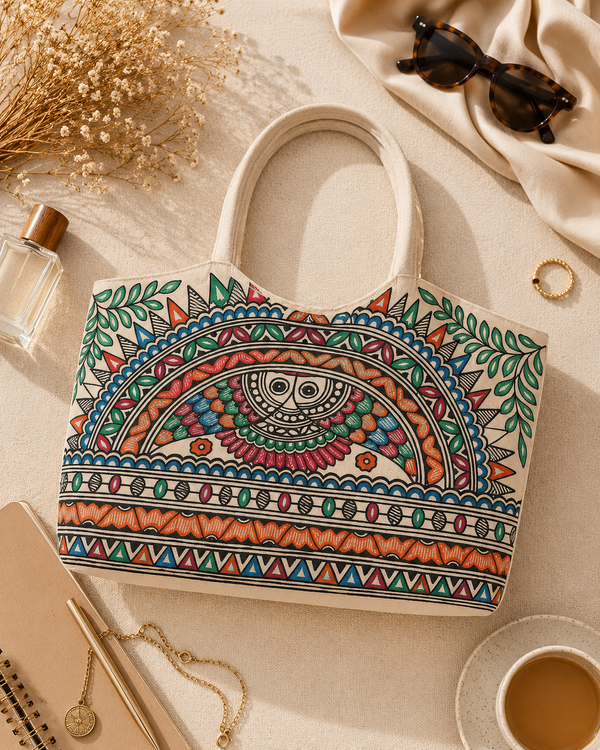 Madhubani Tote Bag