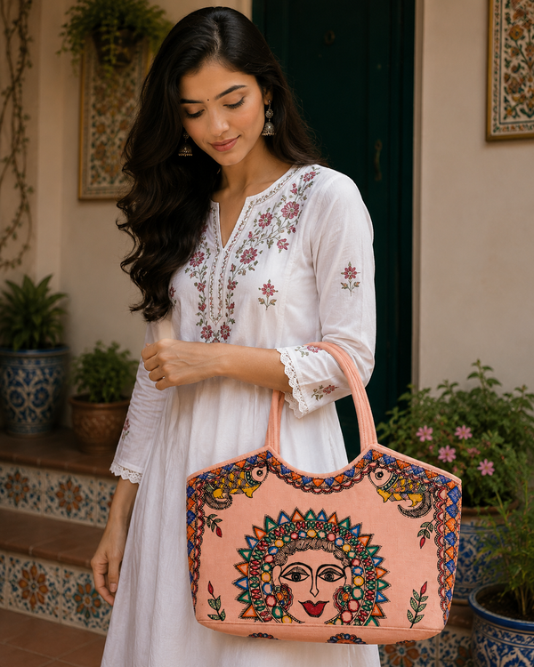 Madhubani Tote Bag