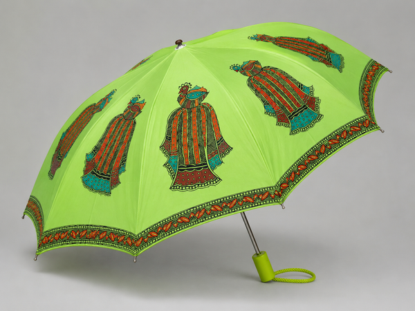 Hand-Painted Madhubani Maithil Women Umbrella