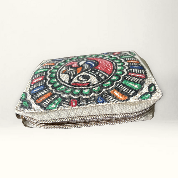Madhubani Painted Handmade Wallet for Women