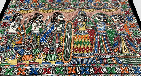 Madhubani Painting Ram Sita Jaymal
